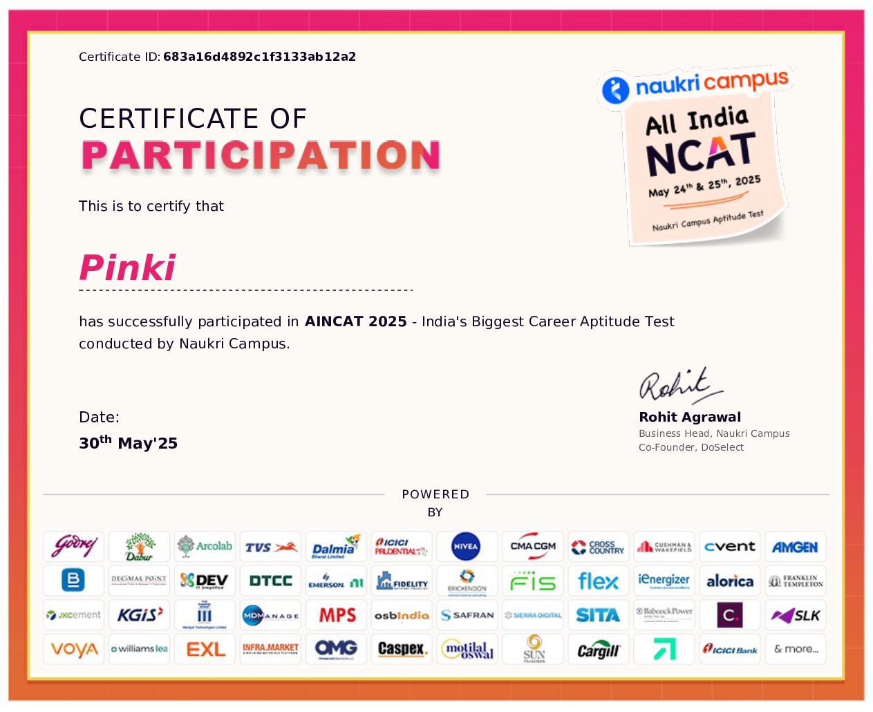 Certificate 4