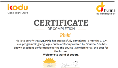Certificate 1